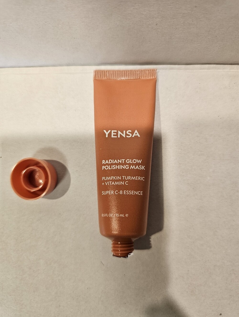 YENSA Polishing Pumpkin Turmeric Vitamin C Radiant Glow Mask 15ml Sample Size